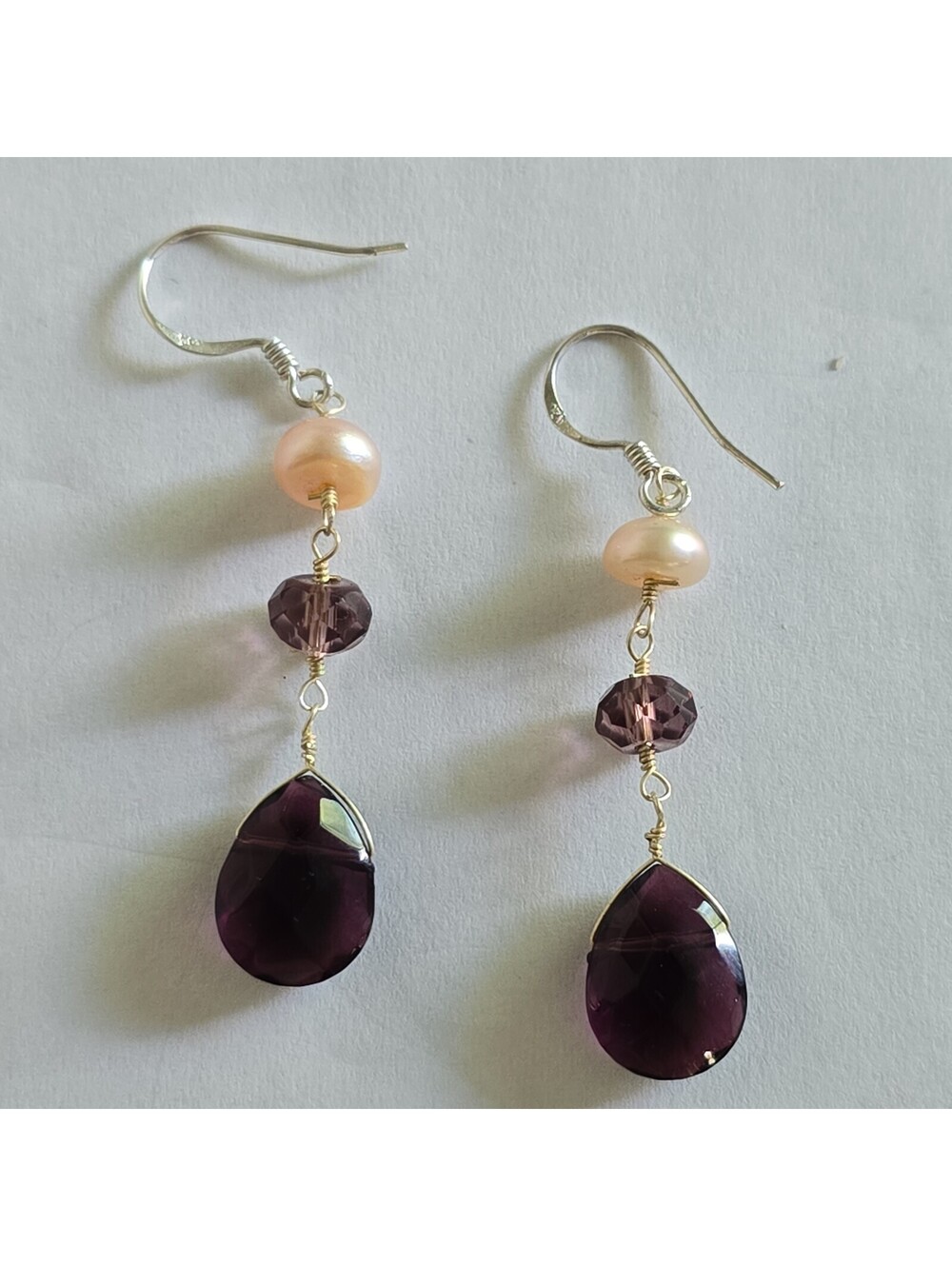 925 sterling silver dangle earrings